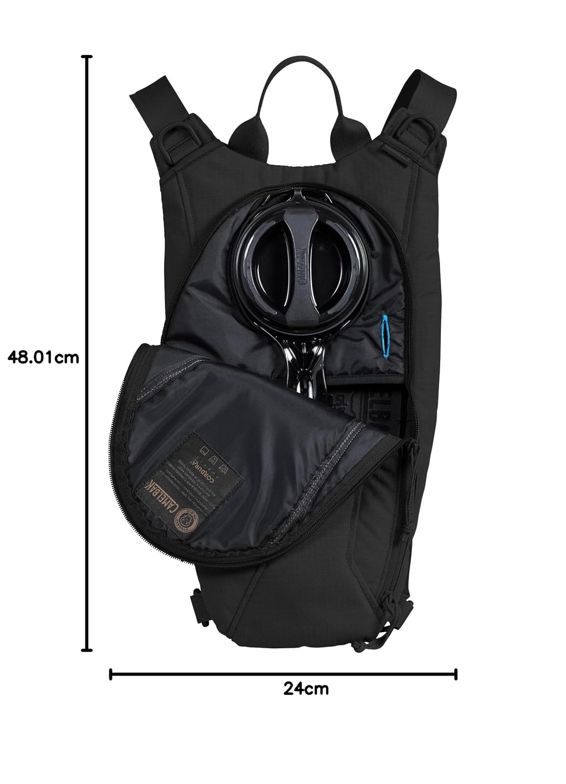 CamelBak ThermoBak - Paquete de hidratación táctico con vejiga de depósito Crux de 60 oz/2L