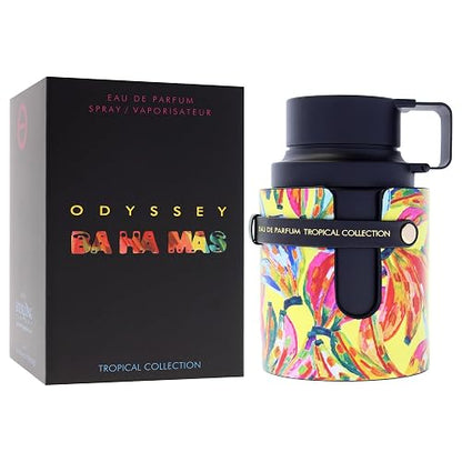 Armaf Odyssey Ba Ha Mas Tropical Collection – Fruity, Aquatic, Woody – Eau de Parfum Spray Long-Lasting Fragrance for Unisex, 3.4 Ounce / 100 ml