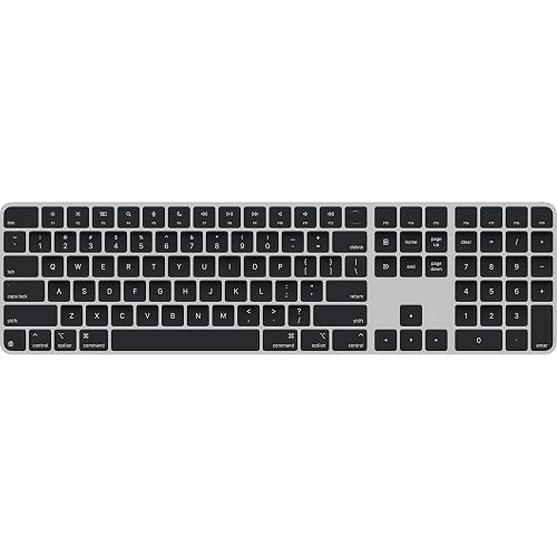 Apple Magic Keyboard con Touch ID y Teclado numérico para Modelos de Mac con Chip de Apple - Inglés (EE.UU.) - Teclas Negras ​​​​​​​