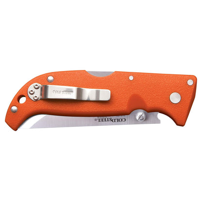Cold Steel Finn Wolf AUS8A - Cuchillo Plegable de Caza con Mango de Color Naranja de 11 cm, AUS8A