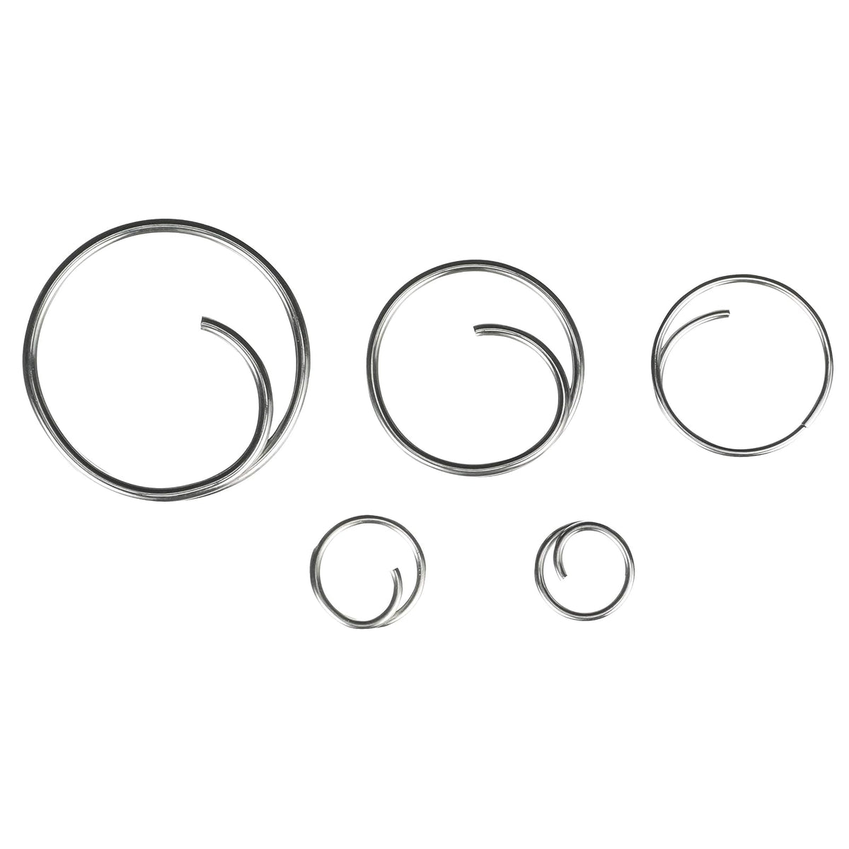 SEACHOICE Kit de Anillos de Acero Inoxidable, 66 Piezas, Todos los tamaños Populares