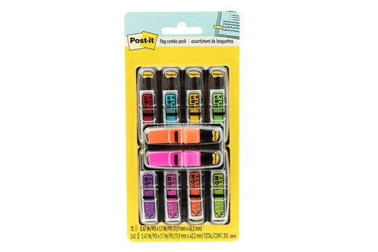 Post-it 684SHVA Banderas de Mensajes Value-Pak, Sign Here, 240/PK, MI