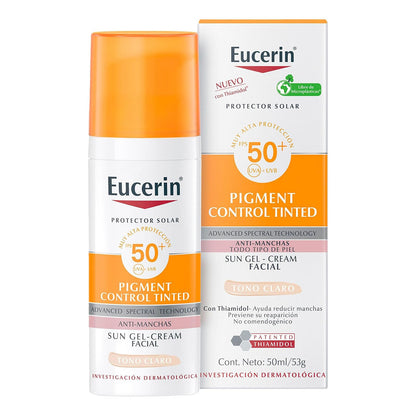 EUCERIN Sun Protector Solar Pigment Control Tono Claro FPS50+, 50 ml