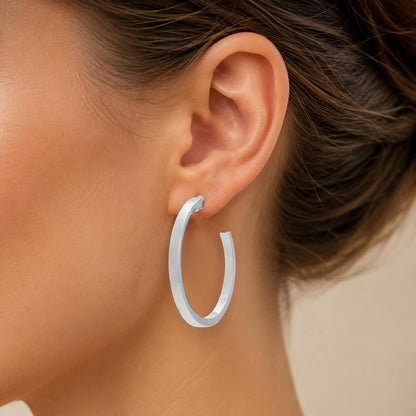 GUESS Aretes, Plateado, Una talla