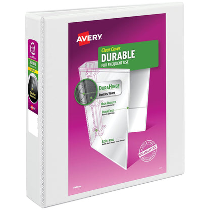 Avery VS11-40-WE Carpeta"D" Durable con Ventana, 725 Hojas, color Blanco - 3,81cm - Blanco