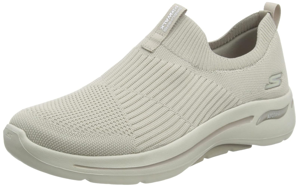 Skechers Performance Go Walk Arch Fit - Tenis icónicos para mujer - 26.5 cm - gris topo