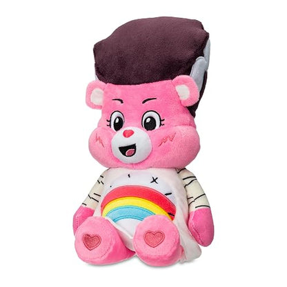 Care Bears Universal Monsters - Peluche de 22.9cm de tamaño Divertido - Oso de alegría como la Novia de Frankenstein - Peluche Suave y abrazable, Animal de Peluche para niñas y niños, a Partir de