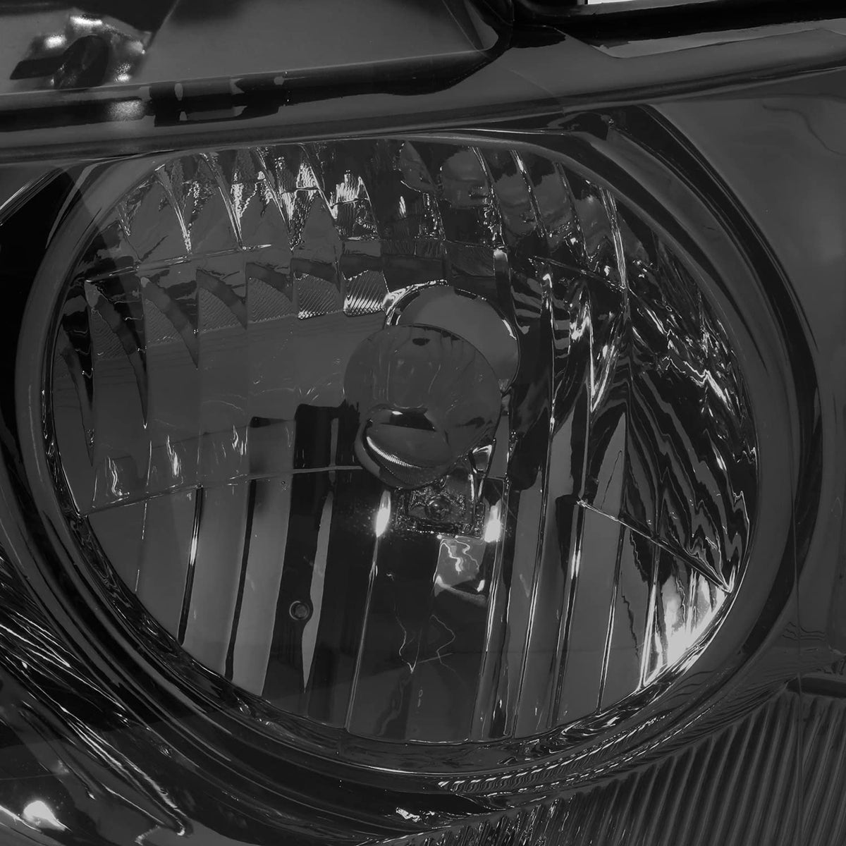 DNA Motoring HL-OH-F1504-SM-CL1 Faros Halógenos Lente Ahumada Repuesto F-150 04-08, Mark LT 06-08