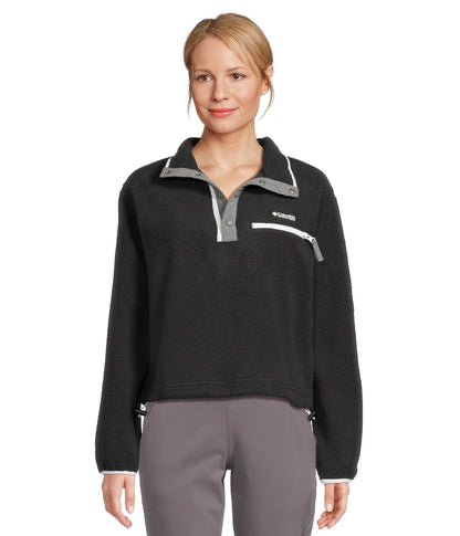 Columbia Helvetia II Chamarra Polar Corta Mujer - M - Negro -