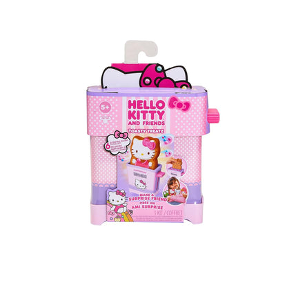 Cookeez Makery - Set Tostador Sorpresa Hello Kitty y Amigos Toasty Treatz - Incluye Peluche Aromático Coleccionable - 6 Personajes por Descubrir - Ideal para Regalo Niñas