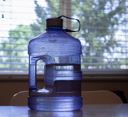 New Wave Enviro BpA Free Botella de agua de 3.78 litros (redonda)