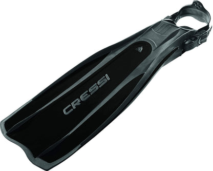 Cressi Aletas de Buceo Ligeras y equilibradas para Adultos con tacón Abierto, Pro Light: Fabricadas en Italia