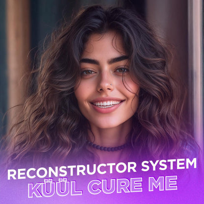 KÜÜL - Tratamiento para Cabello Maltratado Cure Me Reconstructor 1L. Aporta Brillo, Suavidad e Hidratación a tu Cabello y Evita el Quiebre del Cabello por el Uso de Químicos