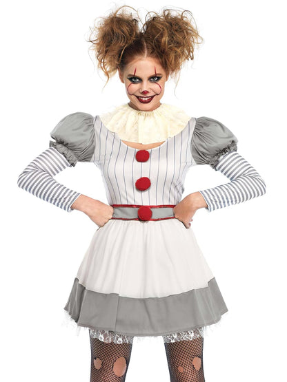 Leg Avenue Women's Creepy Clown Costume