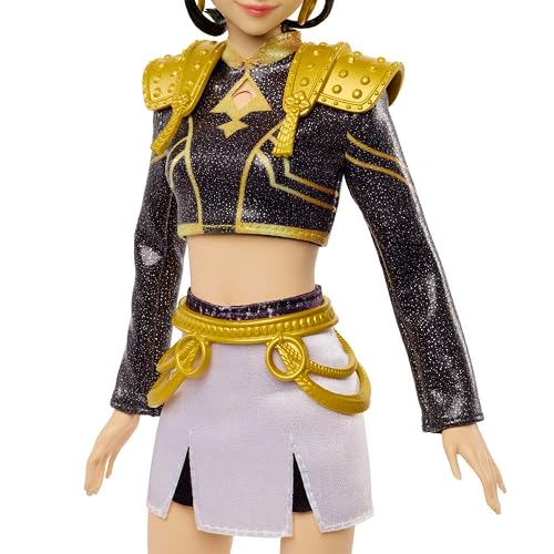 KPOP Demon Hunters Muñeca con Canciones Zoey | Use un vestido de diseñador extraíble, 5 articulaciones posicionables, inspirado en la película