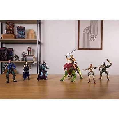 Masters of The Universe Figura de Acción Chronicles He-Man 6+ Años | Escala 1:12, película 2026, 30 puntos de articulación; incluye Espada del Poder