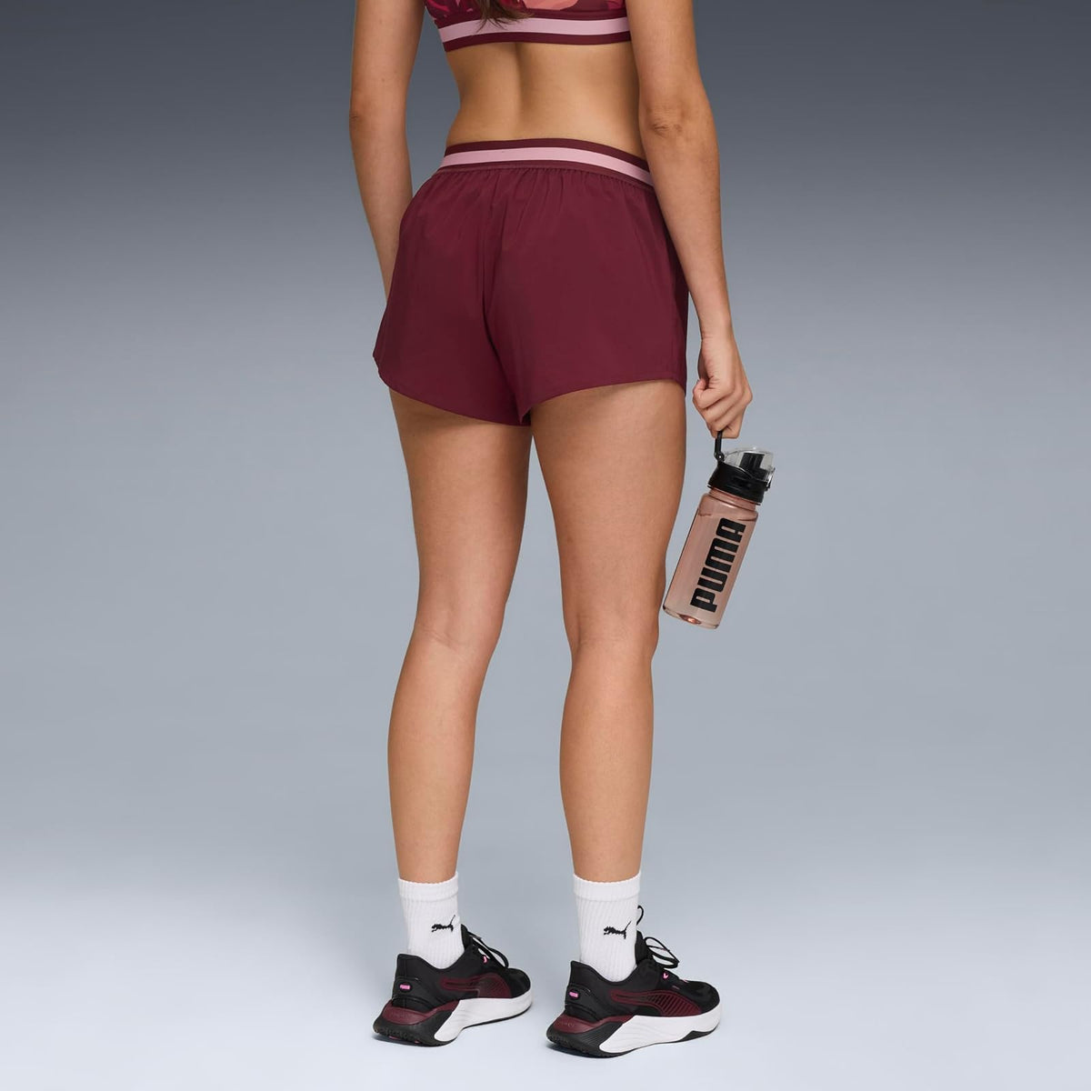 PUMA W Strong Floral Ribbon Woven Short - HW 3" Short Mujer