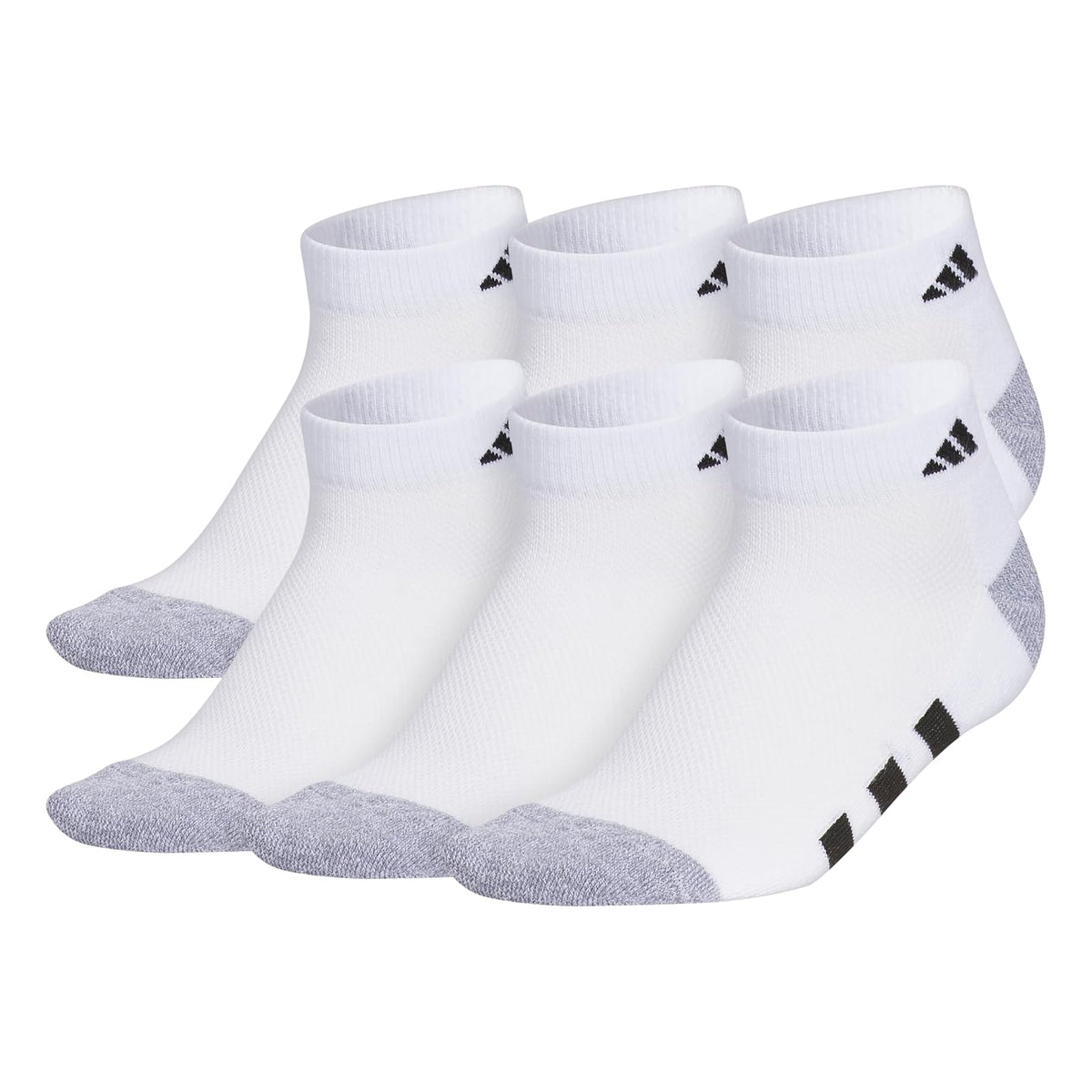 adidas Low Cut Ankle Socks for Boys and Girls Youth (6-pack) Athletic Cushioned and Comfortable Calcetín de corte bajo Unisex niños