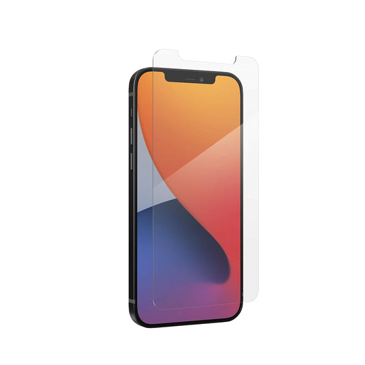 ZAGG InvisibleShield Glass+ Protector de Pantalla - Vidrio Templado de Alta Definición para iPhone 12 Pro/iPhone 12 / iPhone 11 / iPhone XR - Protección contra Impactos y Rayaduras