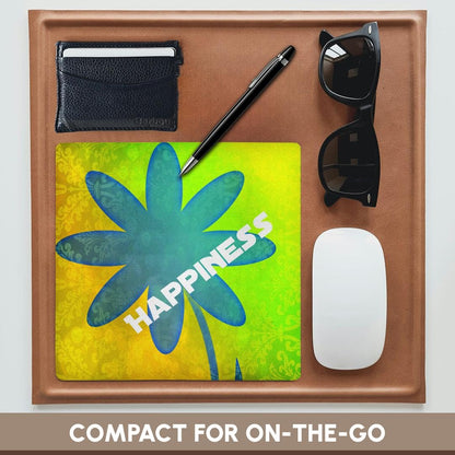 3dRose 8 x 8 x 0.25 Inches Citrus Colors Happiness Flower, Floral Art, Inspirational Mouse Pad (mp_55680_1)