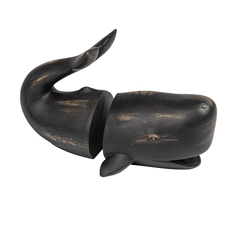 Creative Co-Op DA2625 Resin Whale Bookends