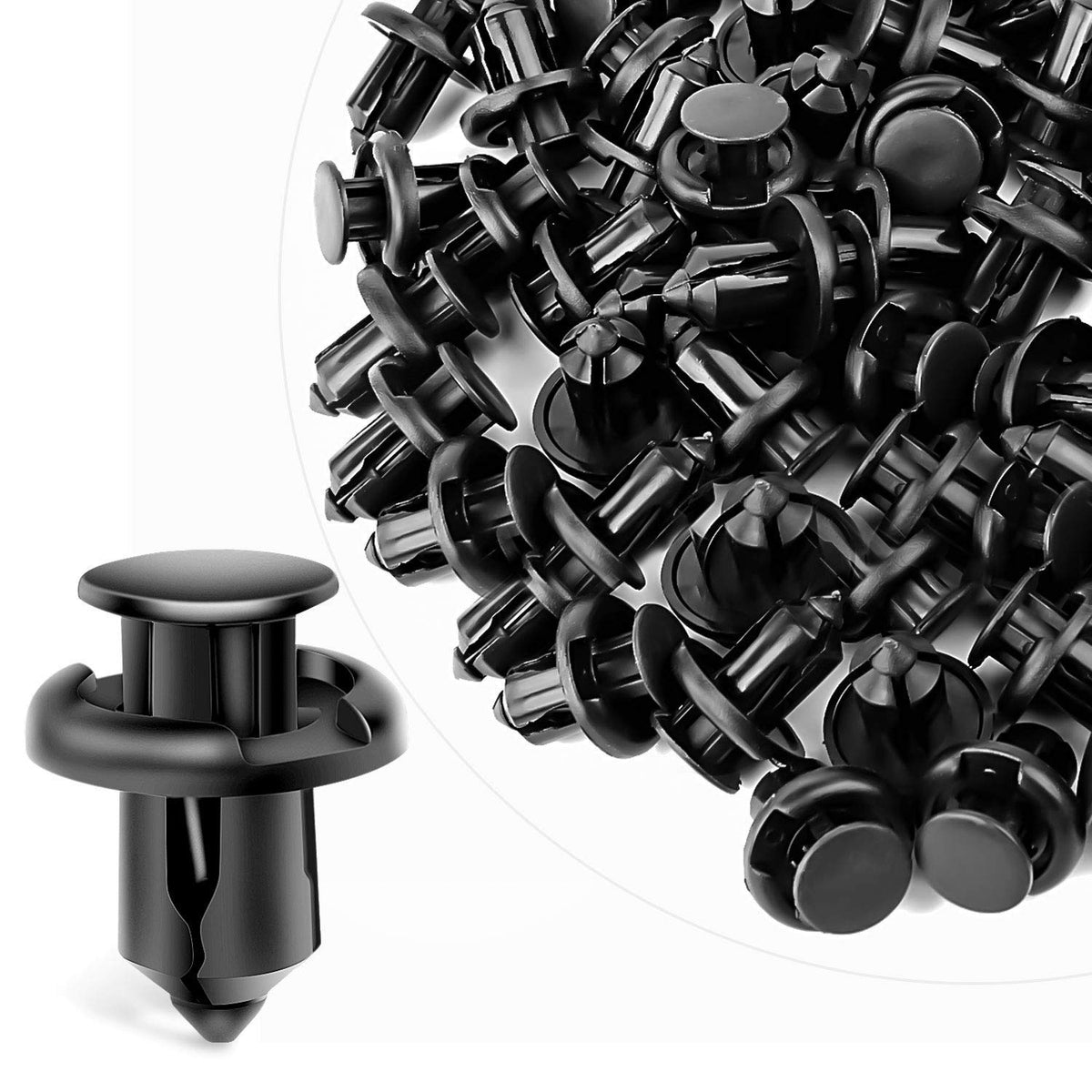 GOOACC Kit de Clips de Retención de Plástico para Auto, Varios Tamaños - 40PCS Fastener Clips-10mm