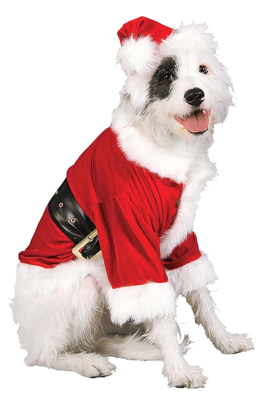 Rubie's Costume Christmas Collection Pet Costume, Santa Claus, Rojo, Blanco, Large