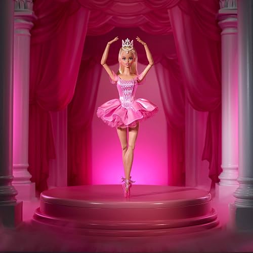 Barbie Signature Muñeca de Colección Ballet Wishes para coleccionistas | Muñeca de moda coleccionable en satiny, con tutú rosa y embalaje de regalo