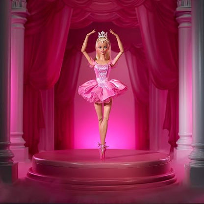Barbie Signature Muñeca de Colección Ballet Wishes para coleccionistas | Muñeca de moda coleccionable en satiny, con tutú rosa y embalaje de regalo
