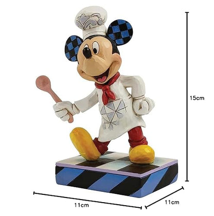 Enesco Jim Shore Disney Traditions Chef Mickey Mouse Figurine, 6.25 Inch, Multicolor