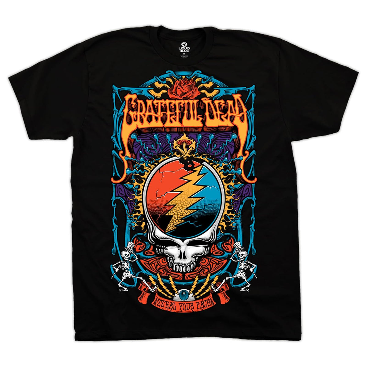 Liquid Blue Playera Steal Your Trippy Camiseta para Unisex Adulto