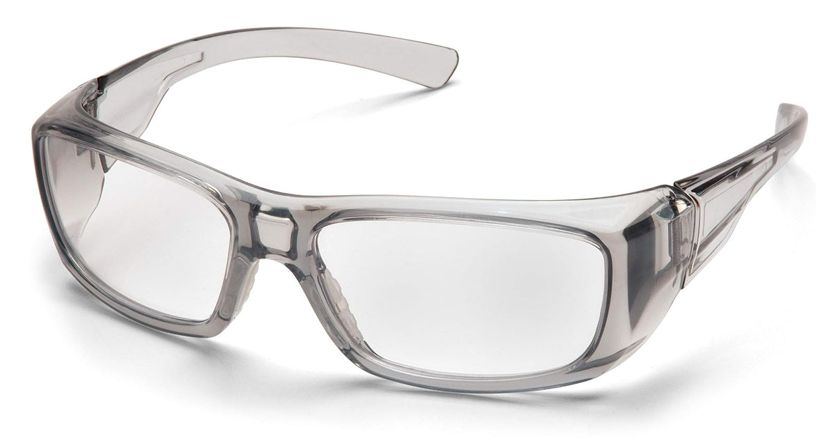 Pyramex Emerge lentes de seguridad, armazón gris para receta