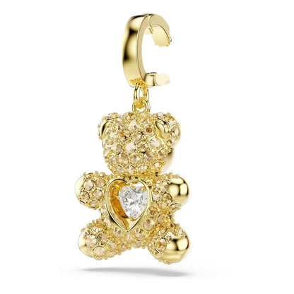 Abalorio de Swarovski Idyllia, corte mixto, color dorado, chapado en oro