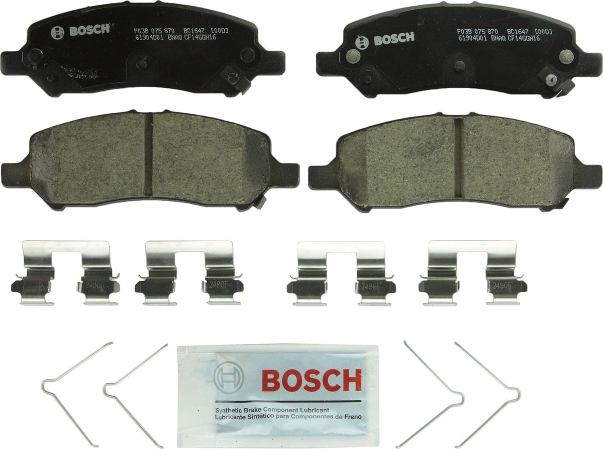Bosch QuietCast Premium Pastillas de Freno Cerámicas - Silencioso. - 1647 - Parte trasera