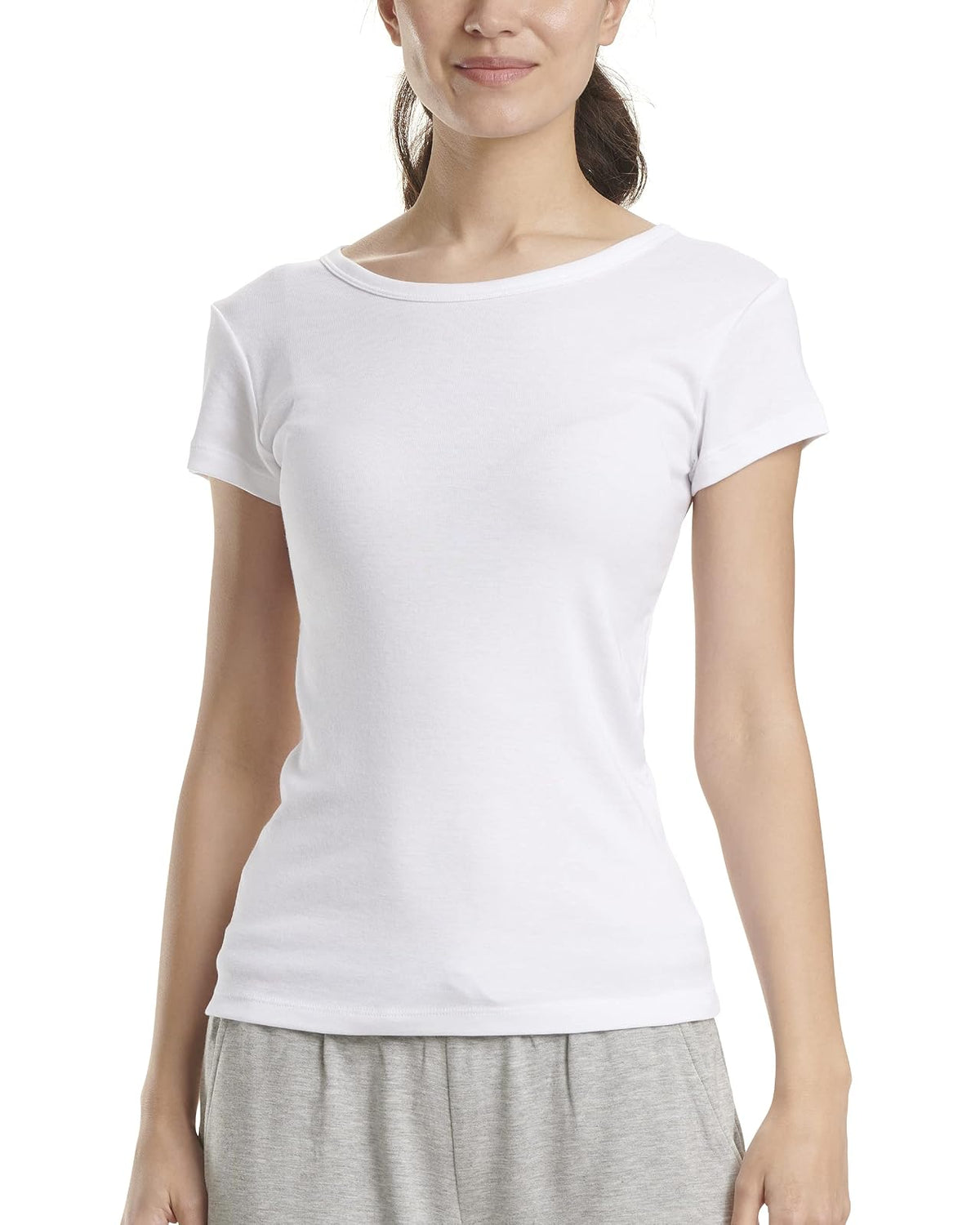 Splendid Camiseta de Manga Corta con Cuello Redondo Camiseta Mujer