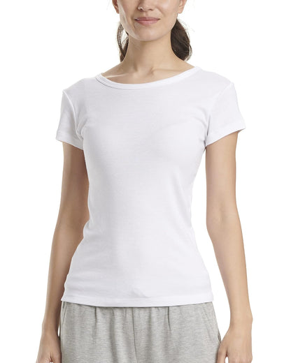 Splendid Camiseta de Manga Corta con Cuello Redondo Camiseta Mujer