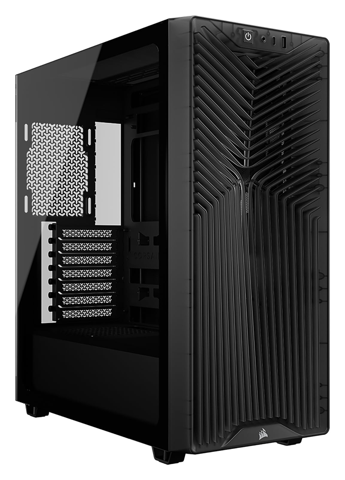 Corsair 3200D RS Gabinete Semitorre para PC, con 3 Ventiladores RS120 PWM - Humo