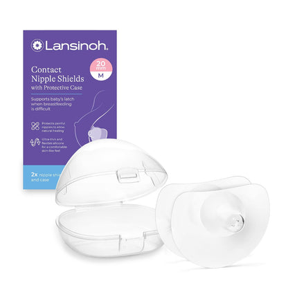 Lansinoh Pezoneras de Silicona para Lactancia, 2 pzas - 2 Count (Pack of 1) - 20 mm