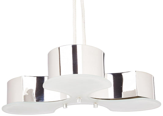Gamalux C3334/B Candil de Cristal cortado Plafon, 3 Luces