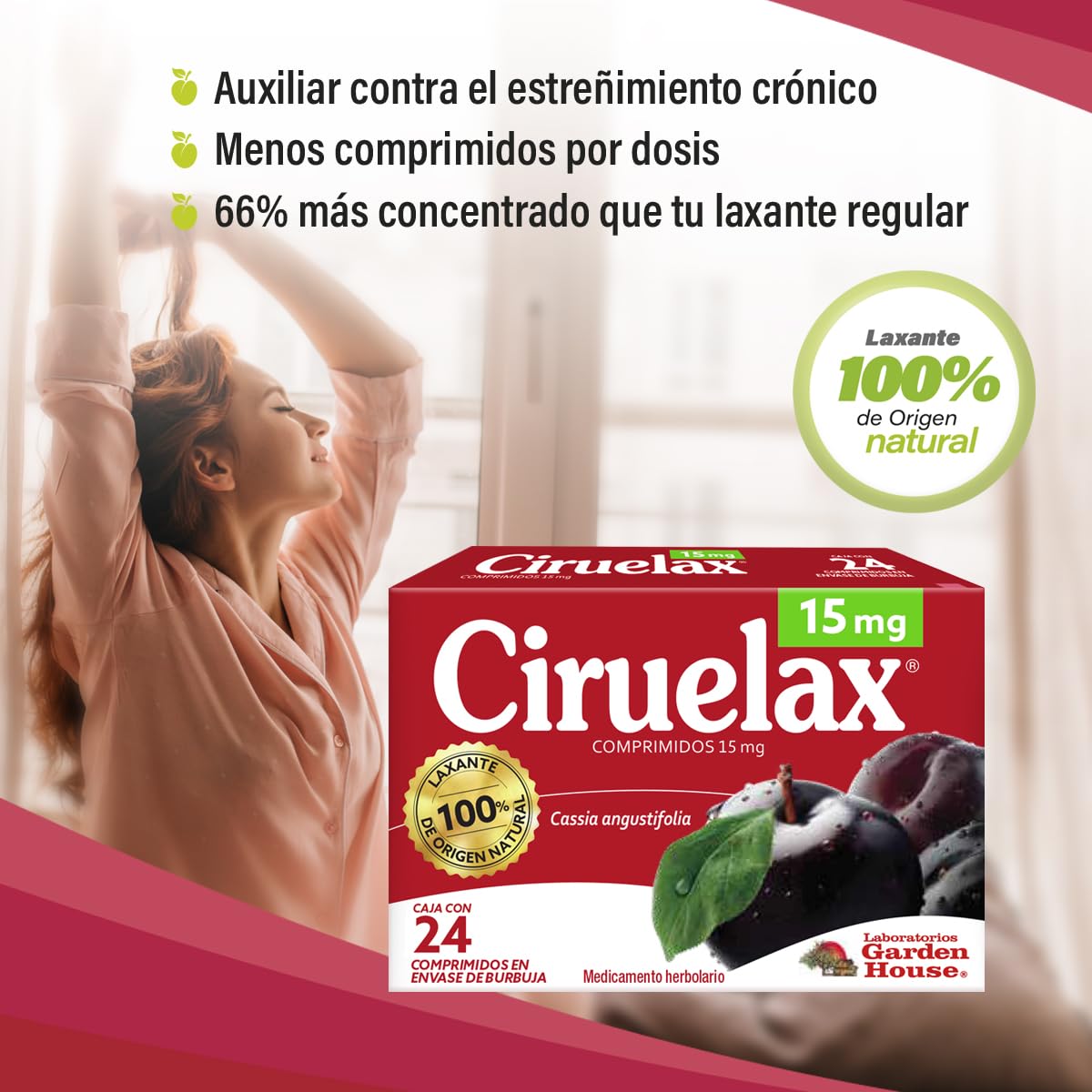 Ciruelax Comprimidos, 24 Piezas