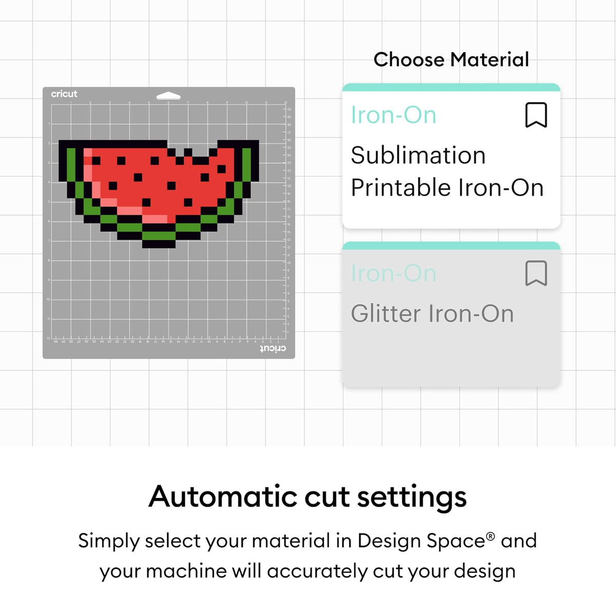 Cricut® Sublimación imprimible para planchar, 8.5 x 11 pulgadas (10 unidades)