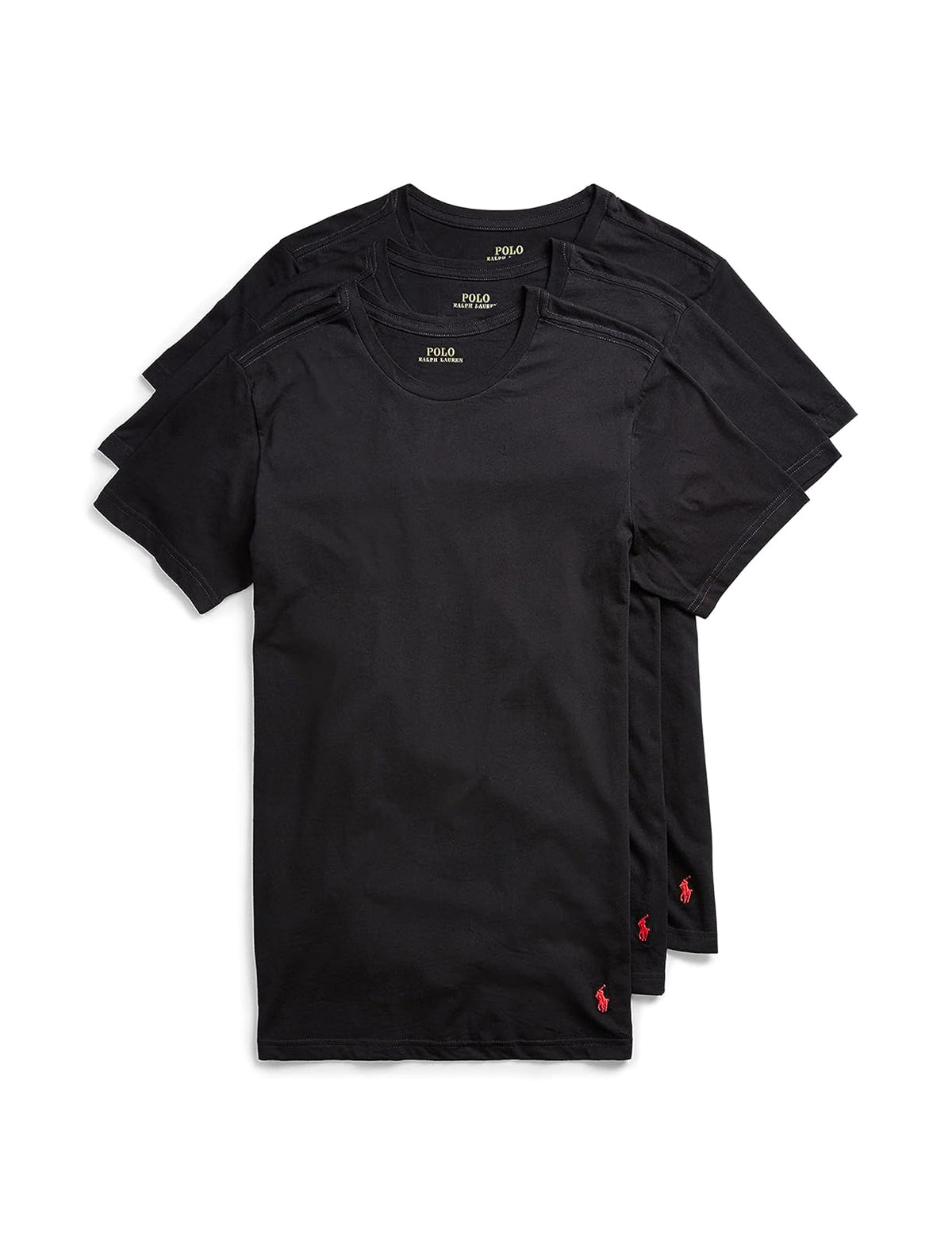 Polo Polo Ralph Lauren Slim Fit Absorbente Crew - Paquete de 3 Camisetas Camiseta para Hombre
