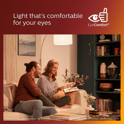 PHILIPS LED clásico sin parpadeo en espiral transparente ST19 regulable, tecnología EyeComfort, 500 lúmenes, blanco suave (2700 K), 5.5W = 60W, certificado por título 20, base E26, paquete de 1