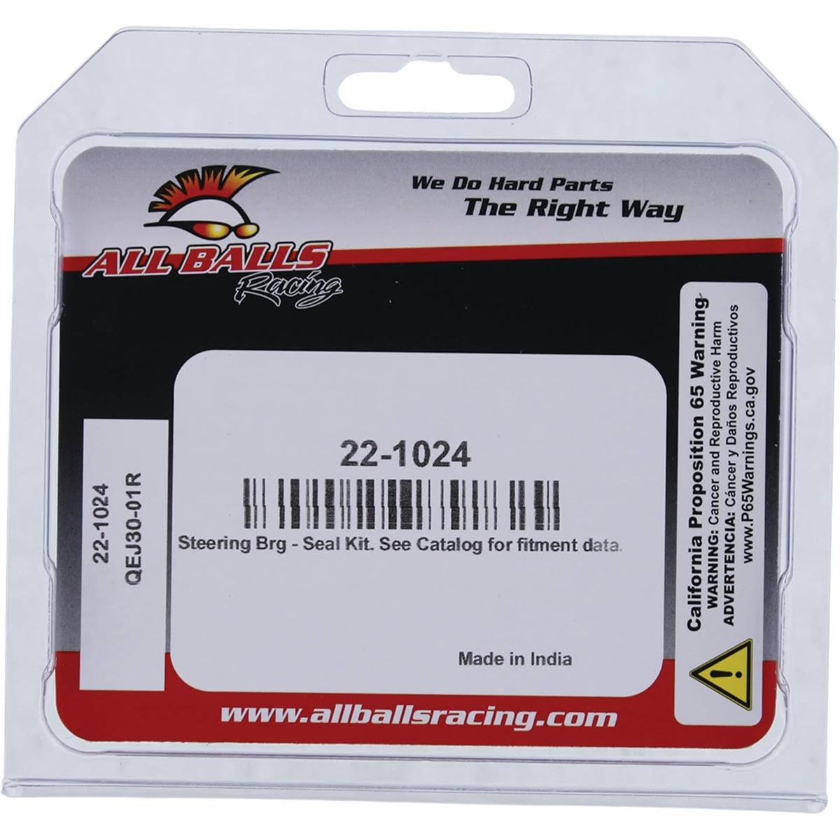 All Balls Racing Kit de Sellado de Rodamiento 22-1024 | Compatible para BMW Hyosung Sherco Suzuki Yamaha, 2 sellos, 2 rodamientos cónicos