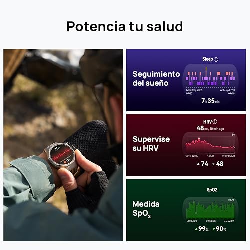 HUAWEI Watch GT 6 Pro Smartwatch 46mm Reloj Inteligente Hombre, Café | 1.47''AMOLED Pantalla, 21 Días de Batería, Ciclismo, GPS, NFC, ECG, SpO2, Compatible con iOS y Android