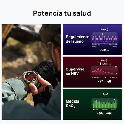 HUAWEI Watch GT 6 Pro Smartwatch 46mm Reloj Inteligente Hombre, Café | 1.47''AMOLED Pantalla, 21 Días de Batería, Ciclismo, GPS, NFC, ECG, SpO2, Compatible con iOS y Android