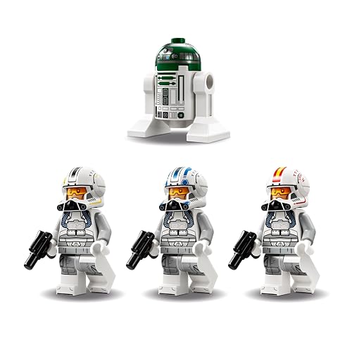 LEGO® Star Wars: La Venganza de los Sith Caza Estelar ARC-170 Juguete de construcción, Set Coleccionable, Juego con Nave Espacial y 4 Personajes, Regalo para niños y niñas 75402