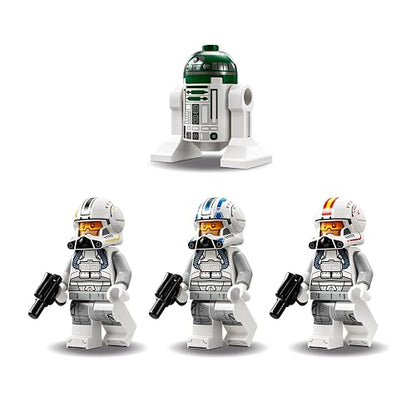 LEGO® Star Wars: La Venganza de los Sith Caza Estelar ARC-170 Juguete de construcción, Set Coleccionable, Juego con Nave Espacial y 4 Personajes, Regalo para niños y niñas 75402