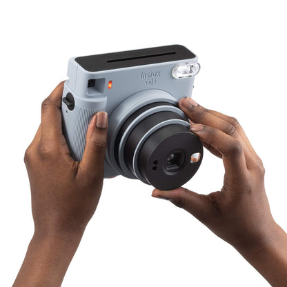 instax, SQ1, Cárama Instantanea, Azul, 6x13x12 centimetros + Fujifilm Película Square, Paquete de 2