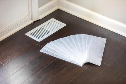 Duck Brand Filtros de ventilación de aire, reducen las partículas transportadas por el aire como polvo, caspa, polen y atrapan los desechos en tu sistema de ventilación, filtros de ventilación de